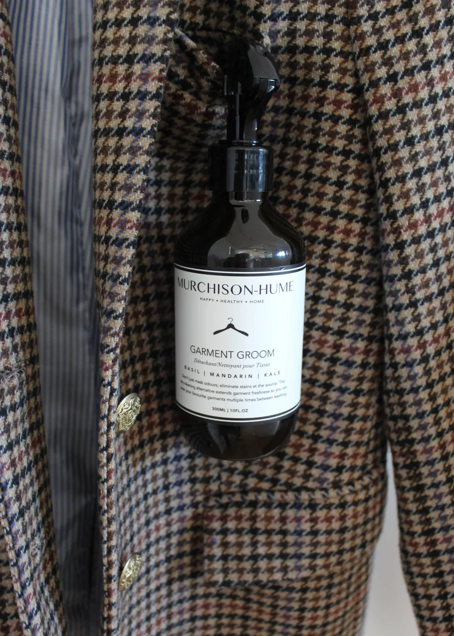 Garment Groom Room & Linen Spray: Basil Mandarin Kale