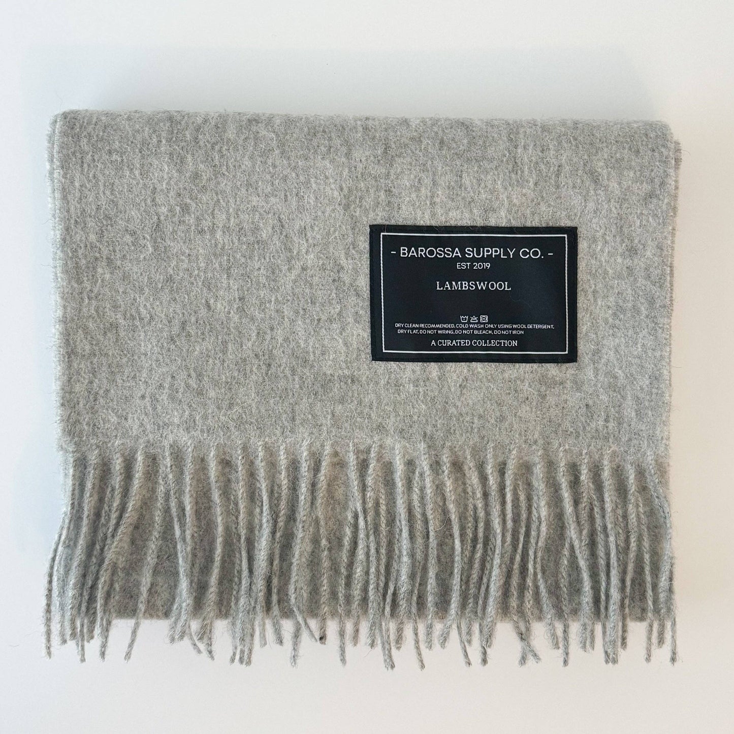 Light Grey | Lambswool Scarf