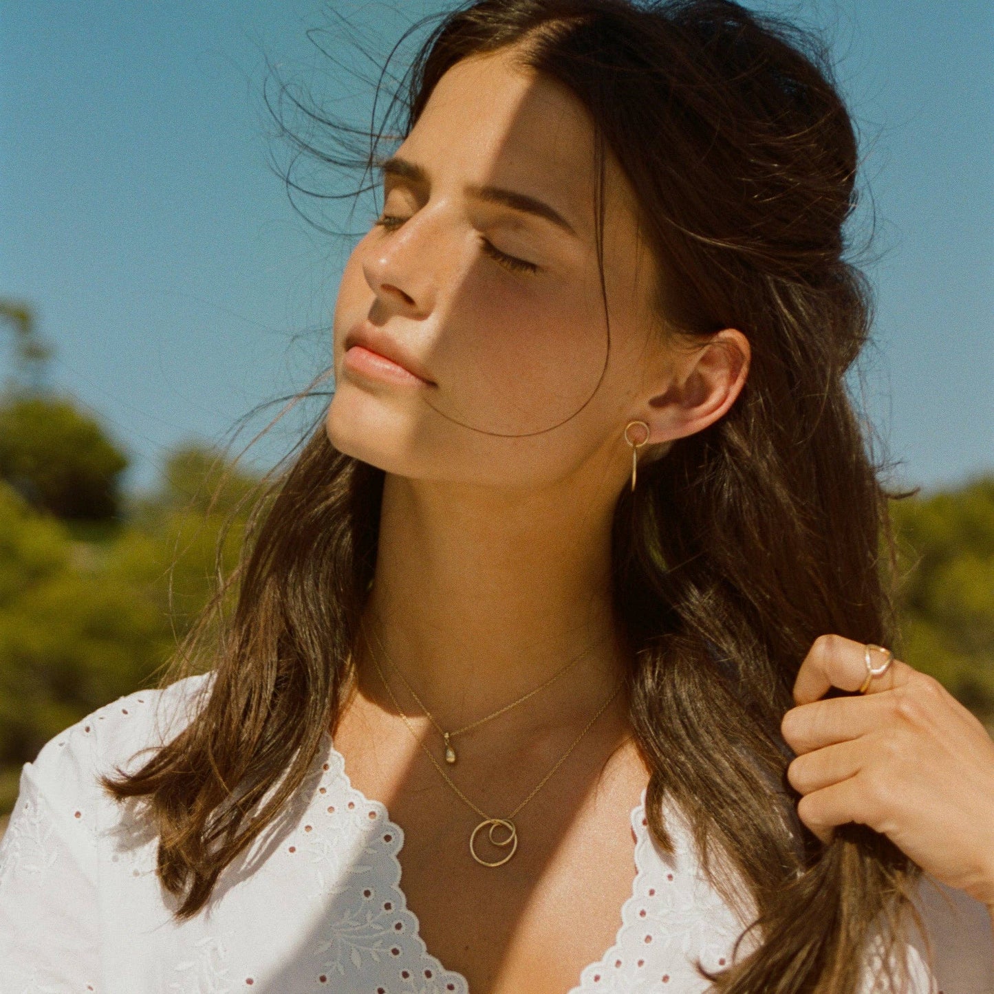 Selina Necklace | Gold