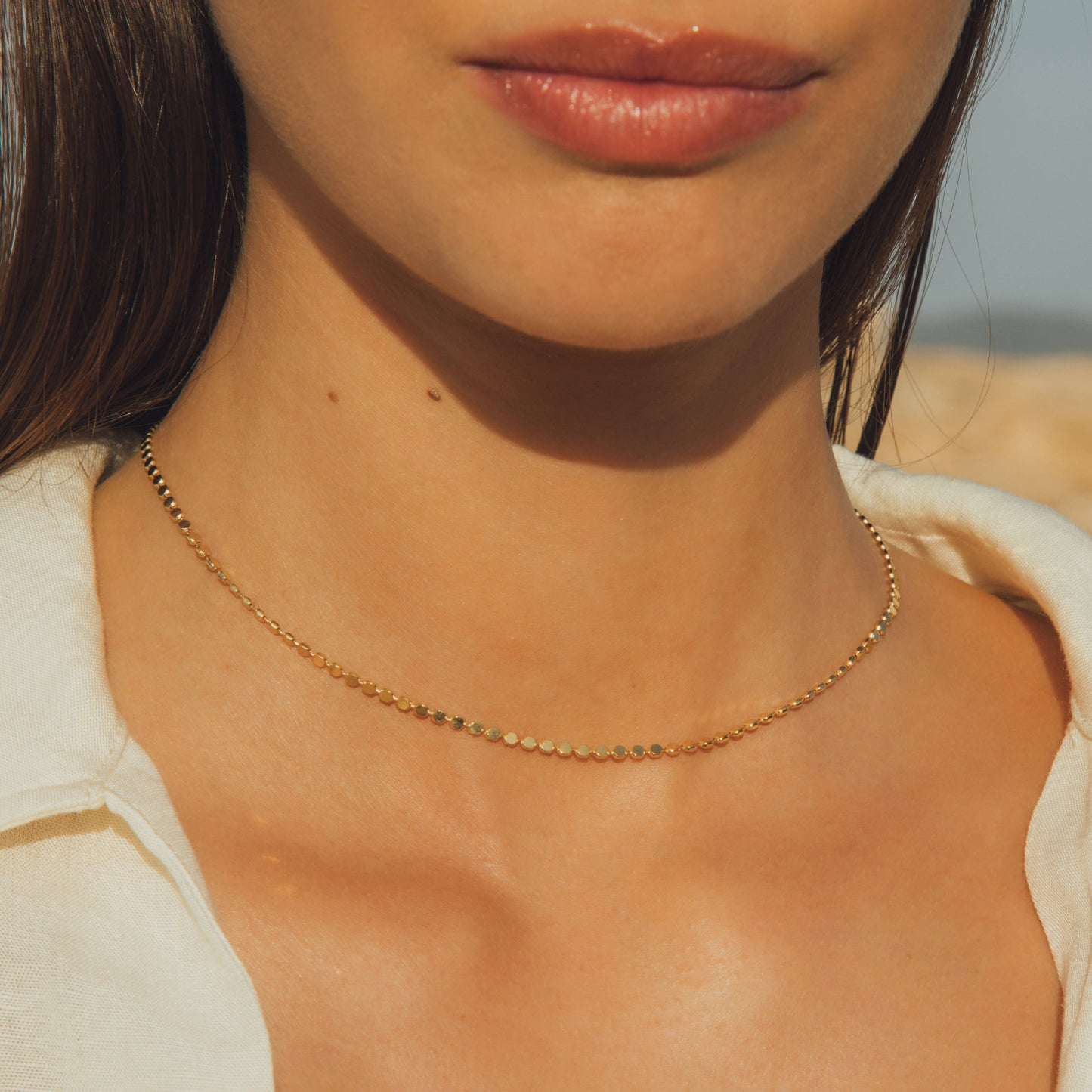 Agapée Anatole Choker | Gold Waterproof