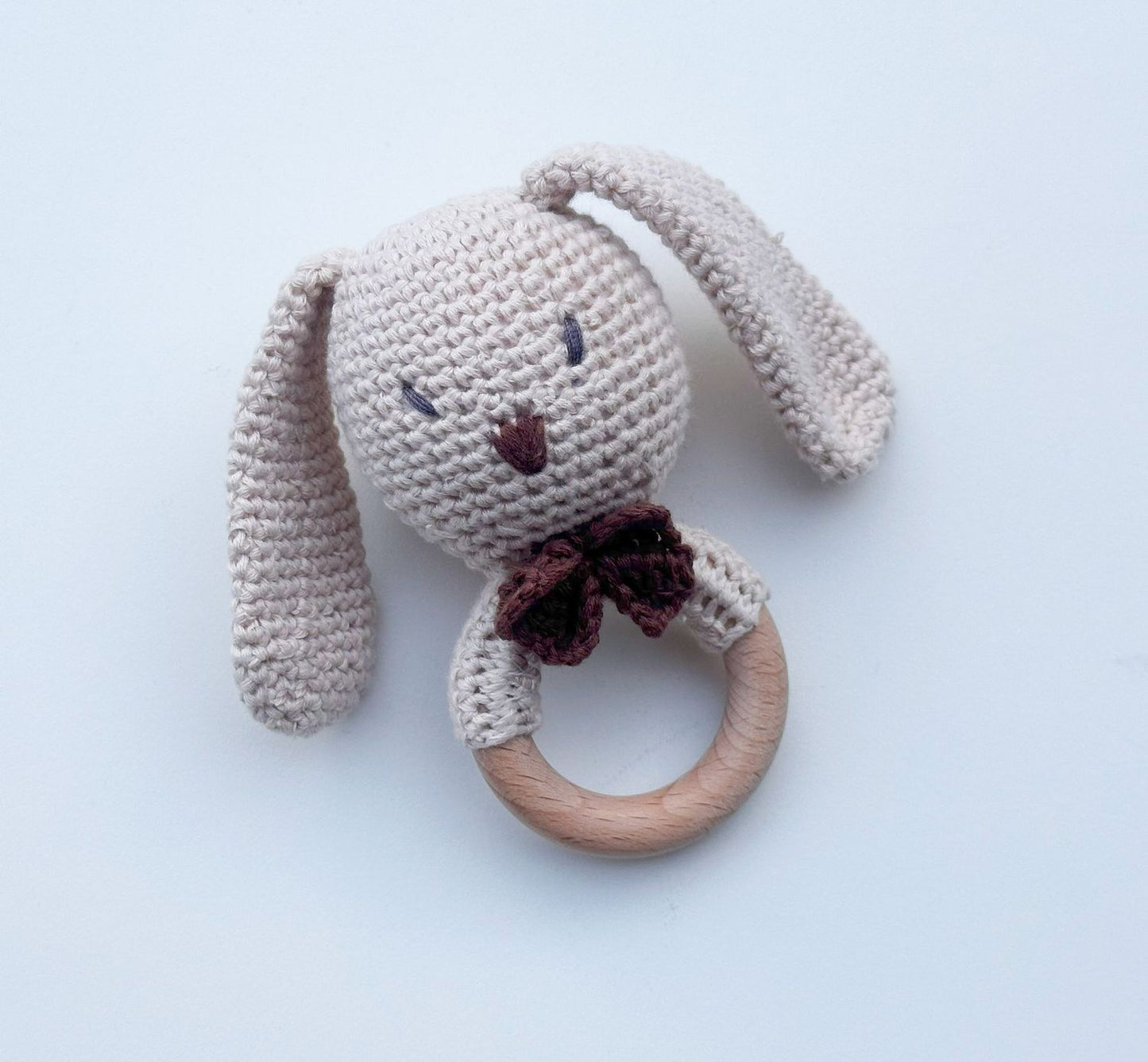 Baby Bunny Crochet Baby Teether