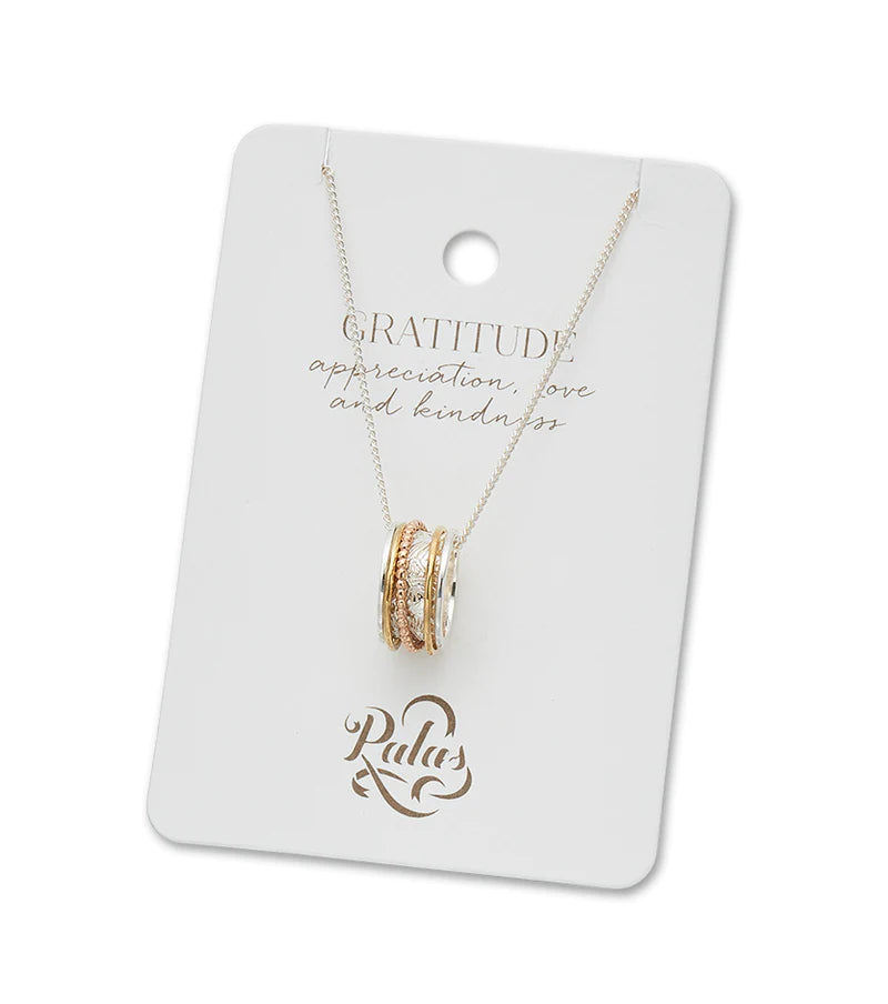 Gratitude Spinning Necklace