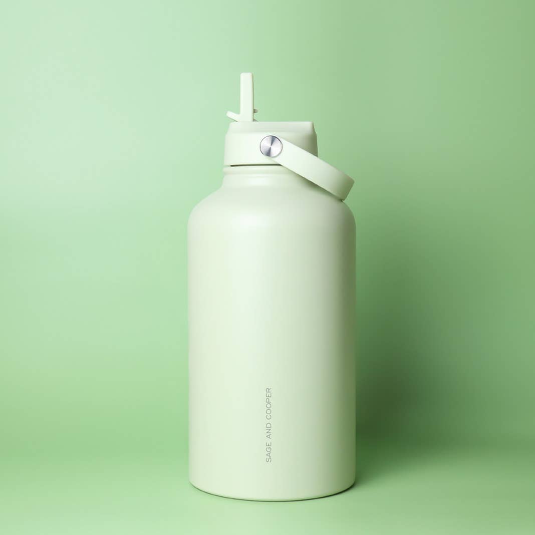 The Sage & Cooper Insulated Drink Bottle: Black / 1 Litre