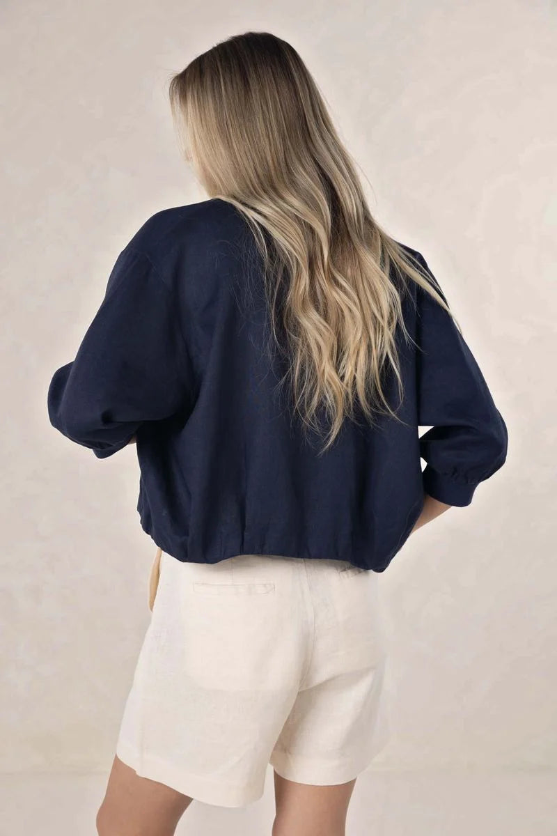 Arden Bomber Jacket / Navy