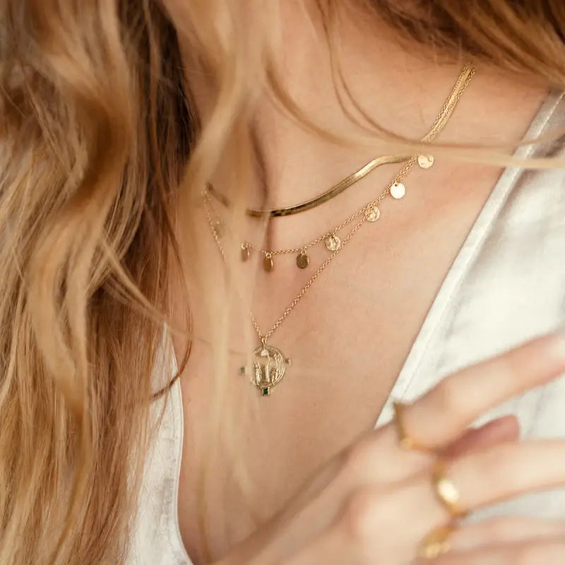 Agapée Alceste Necklace | Gold Waterproof