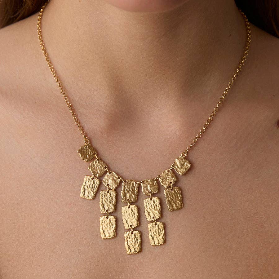 Agapée Lythos Necklace | Gold Waterproof