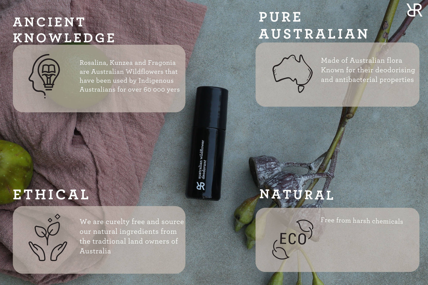 Deodorant / Unisex - Australian Wildflower