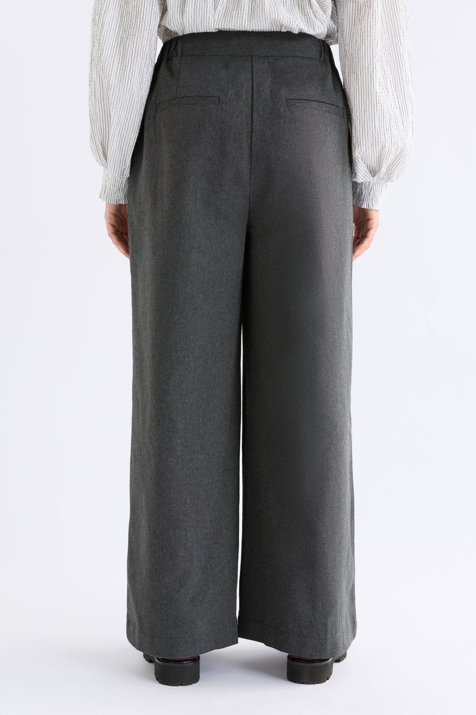Unn Pant / Dark Grey Marle
