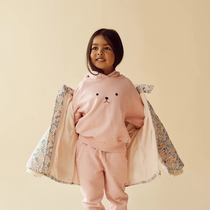 Organic Terry Hooded Sweat | Blush