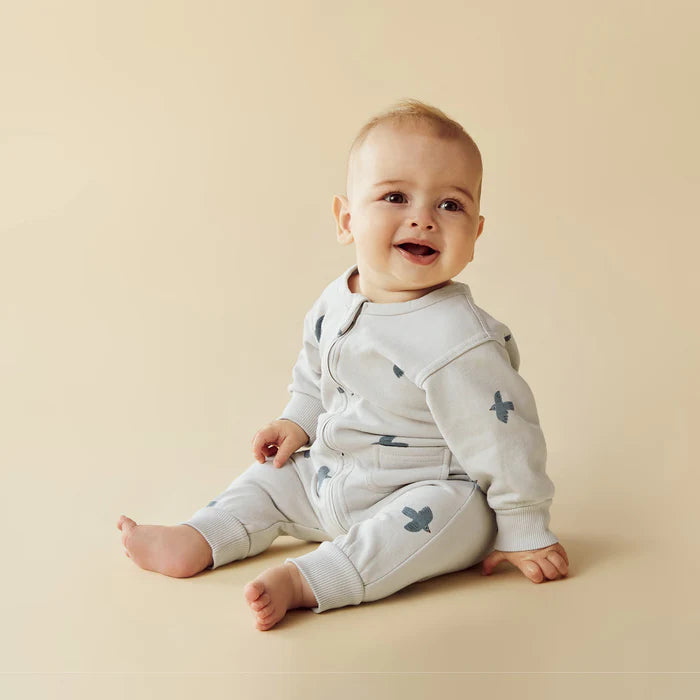 Organic Terry Growsuit | Little Sparrow