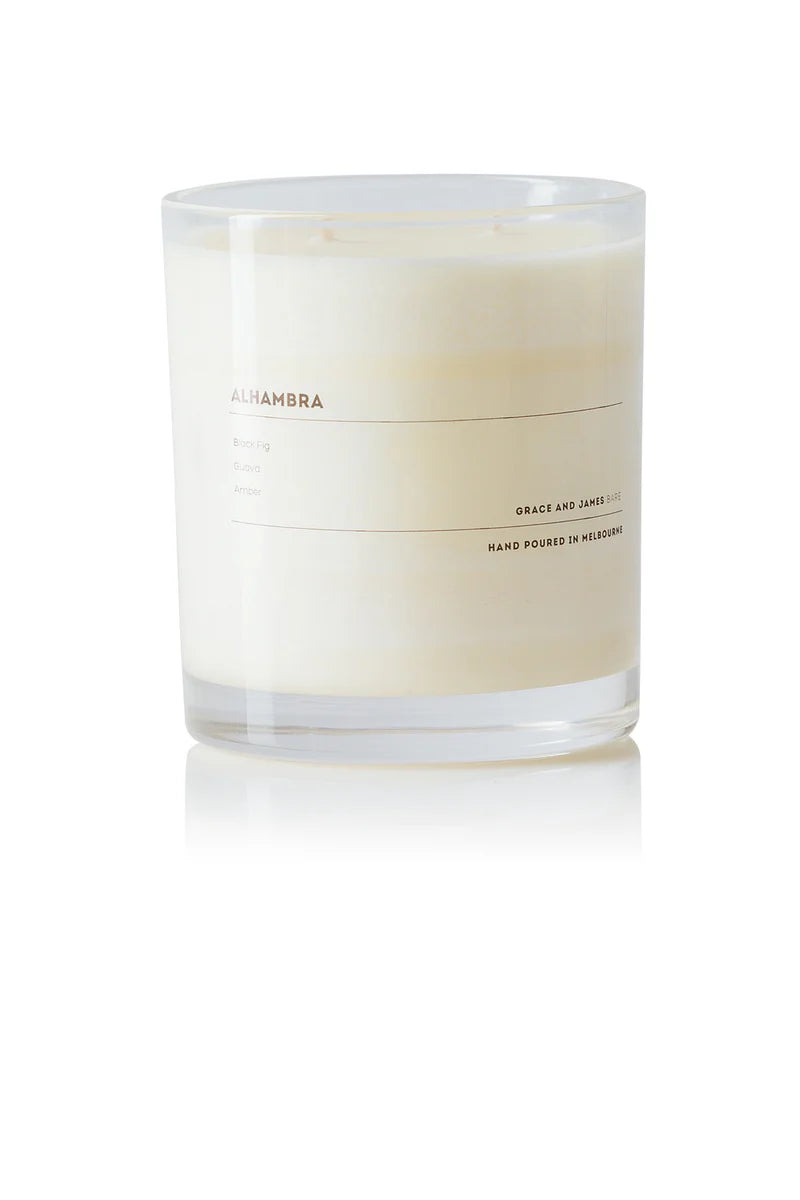 Alhambra Candle | Black Fig Guava Amber