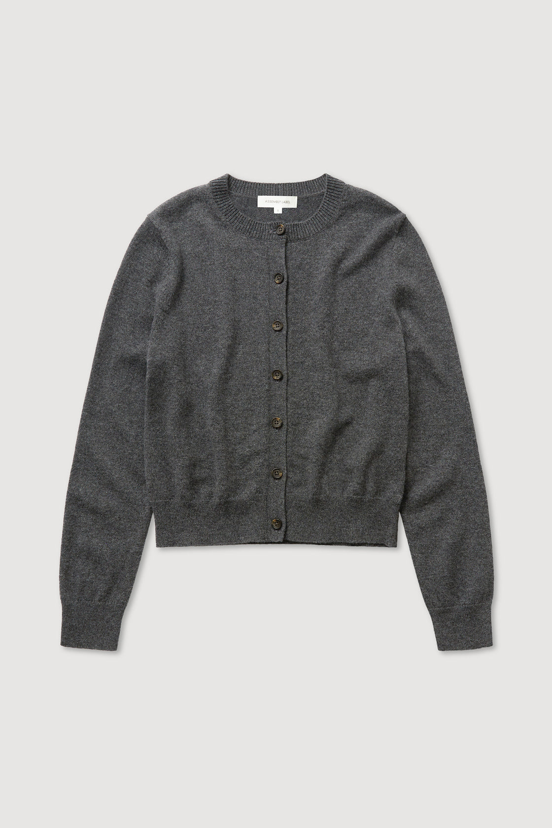Lara Cashmere Knit / Cardigan - Charcoal