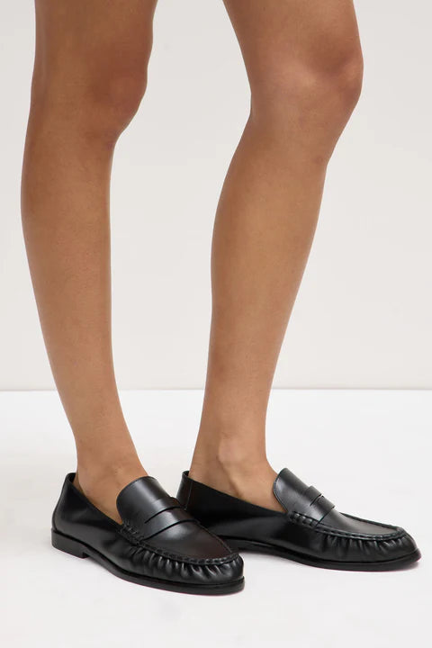 Avenue Leather Loafer | Black