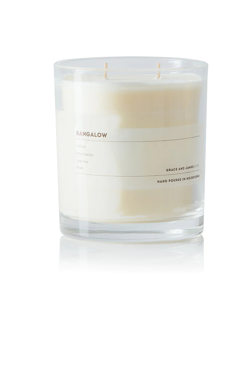 Bangalow Candle | Vetiver Pine Jasmine Musk
