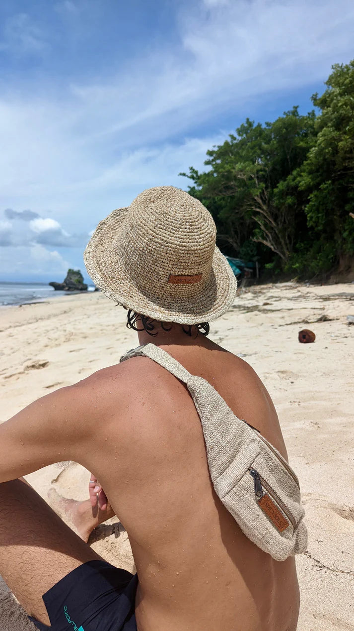 Hemp Hat Beige | Regular Brim