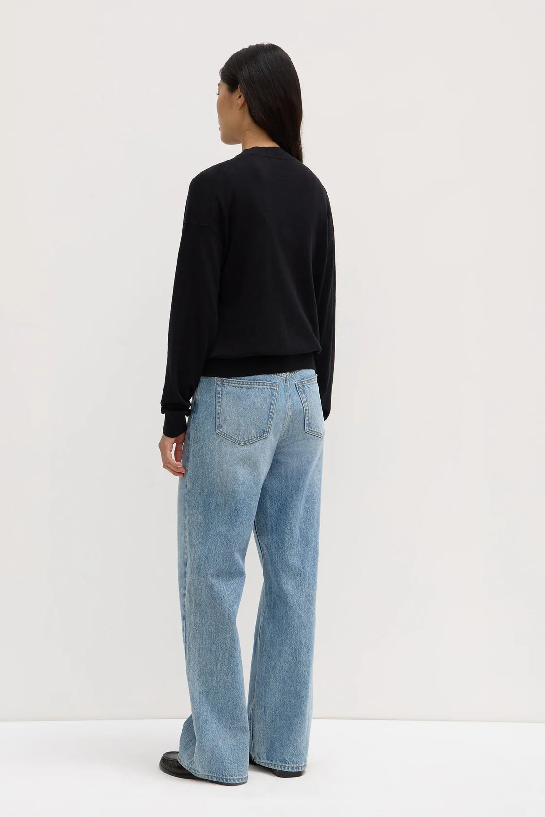 Cashmere Sweater / Cotton - Black