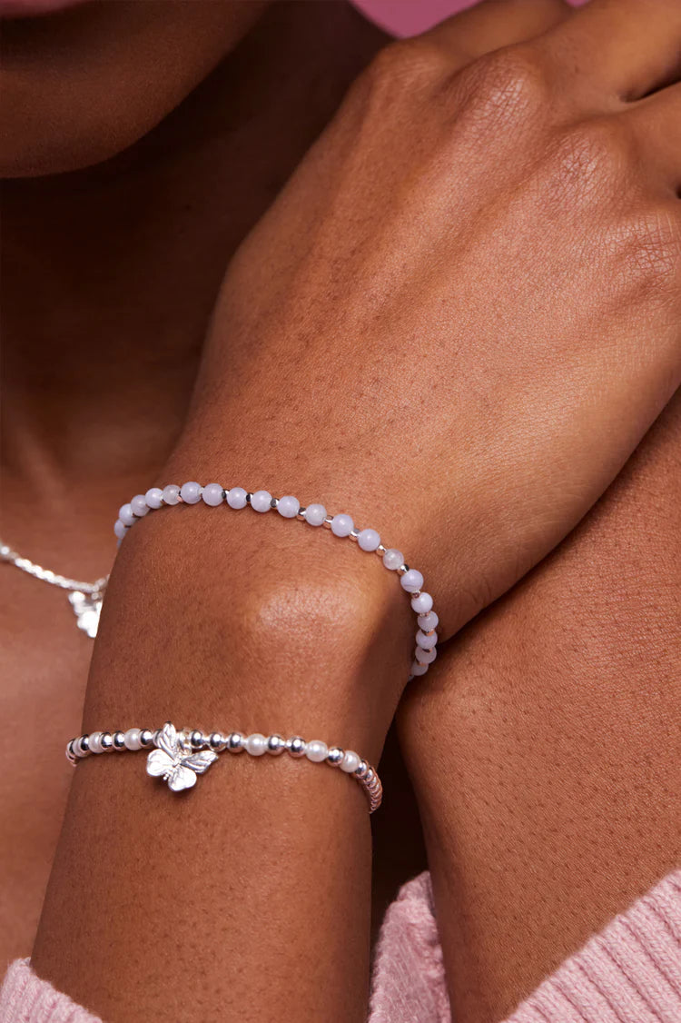 Amelia Bracelet | Blue Lace Agate