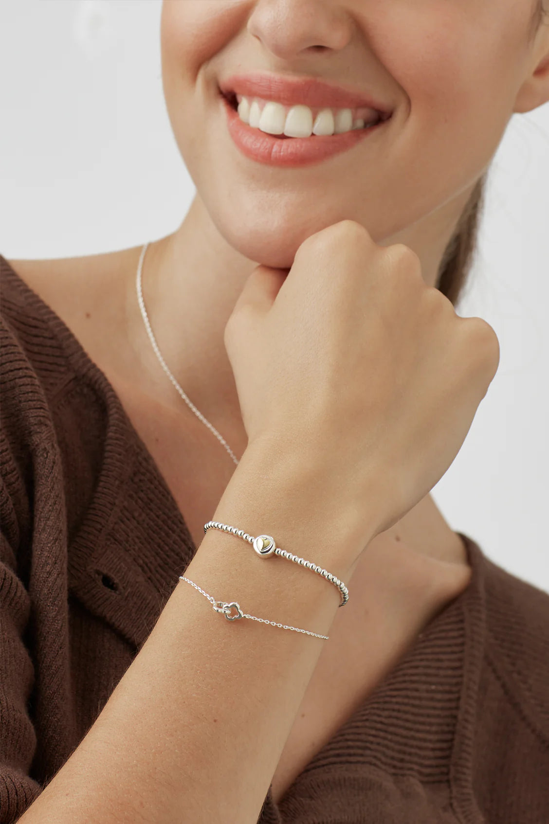 Silver Flower Bracelet