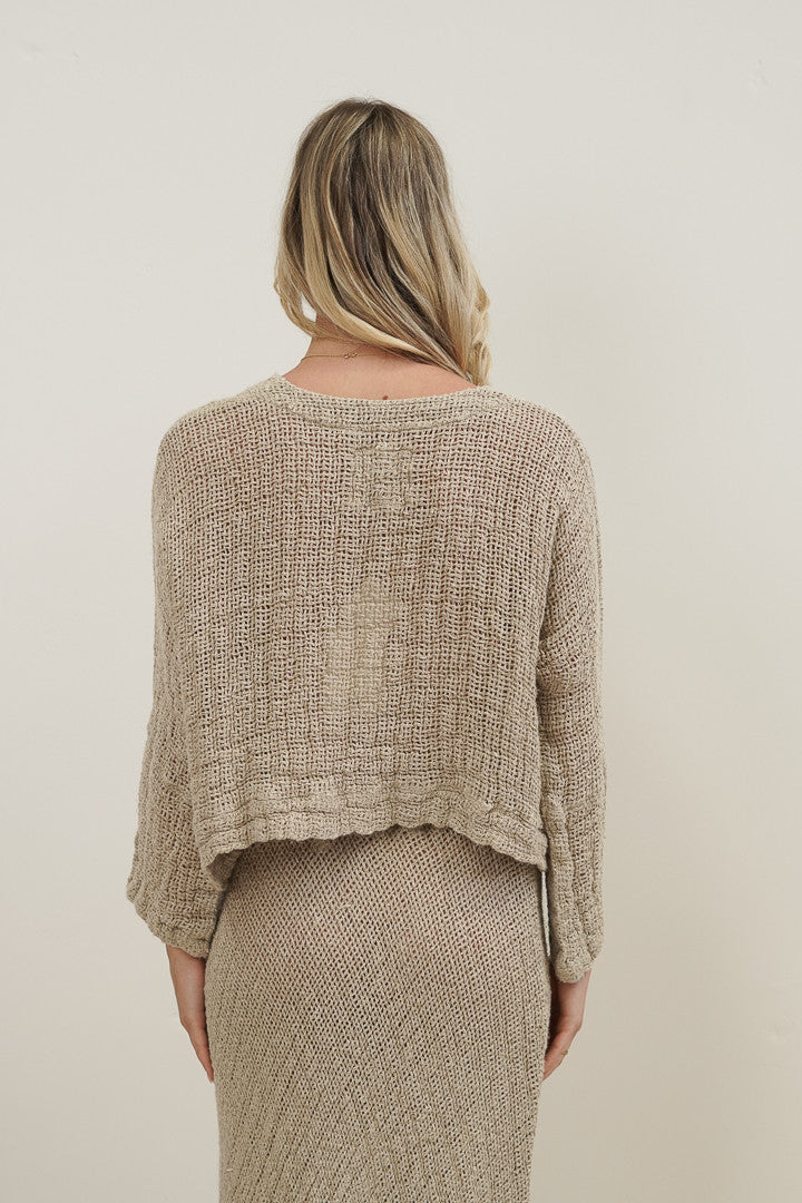 Elena Crop Top / Natural