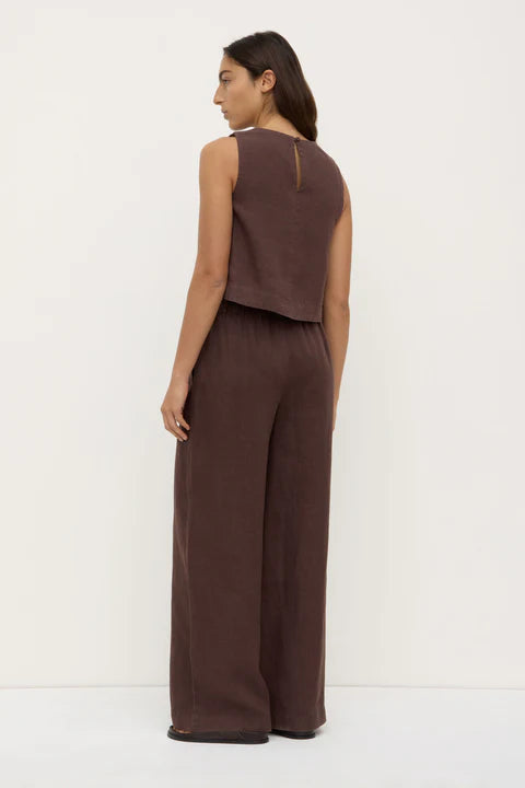 Everyday / Linen Pants - Ganache