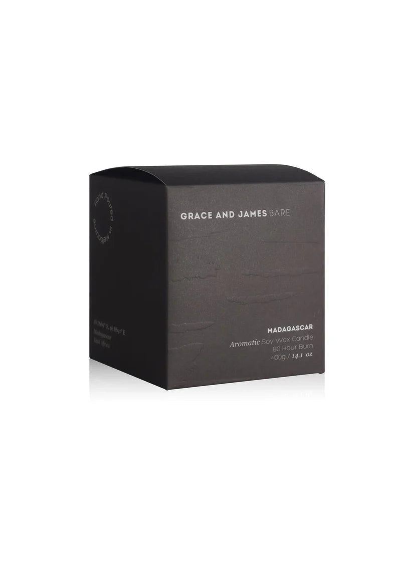 Madagascar Candle | Vanilla Bean , Almond, Caramel
