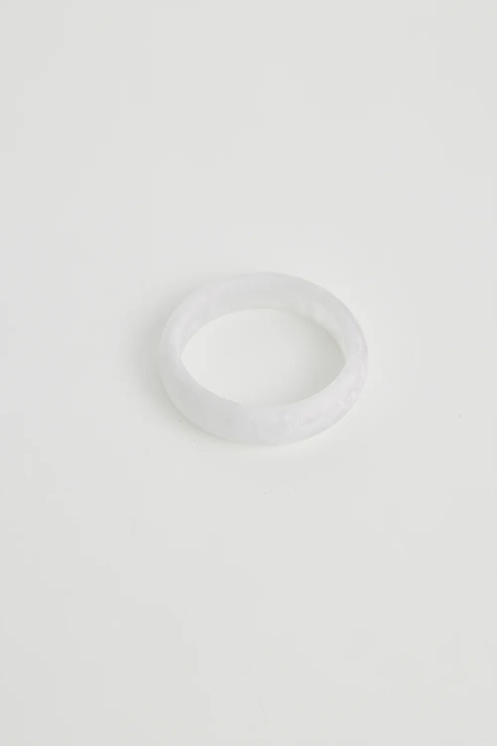 Bower Bangle / White Marble