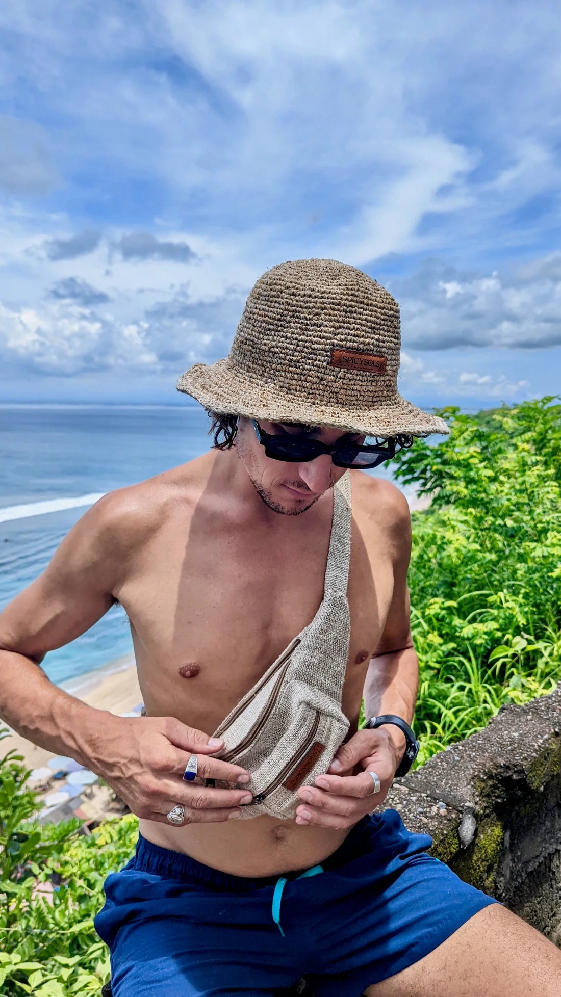 Hemp Hat Beige | Regular Brim