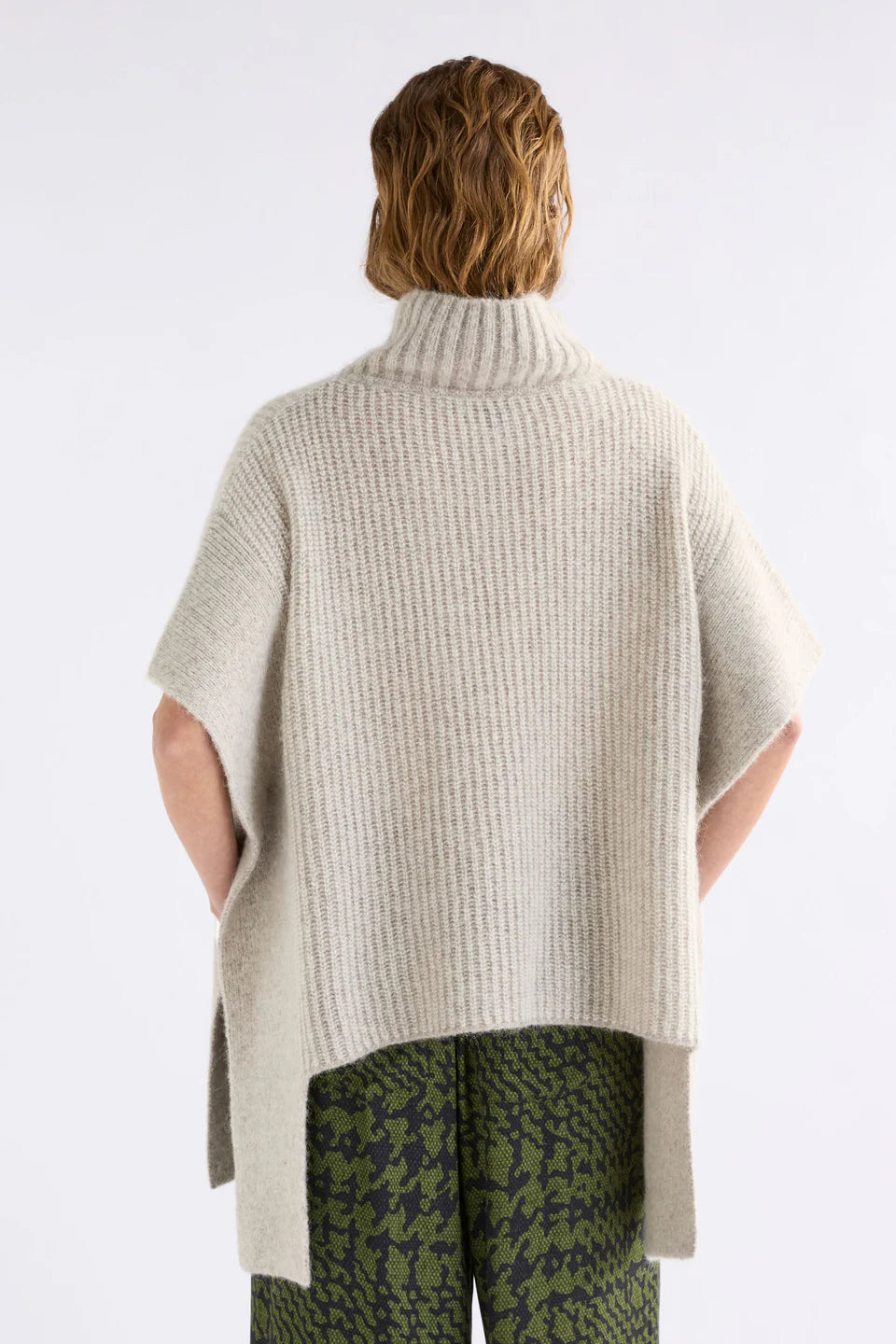 Aleph Poncho / Oatmeal Melange