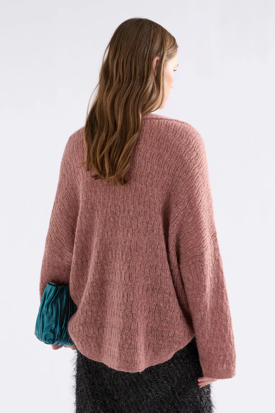 Agna Pattern Sweater / Rosewood