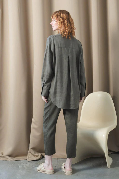 Kirra Linen Shirt | Khaki