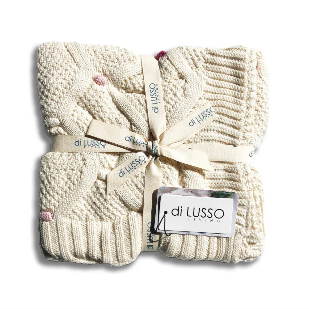 Lucy Baby Blanket | Pink