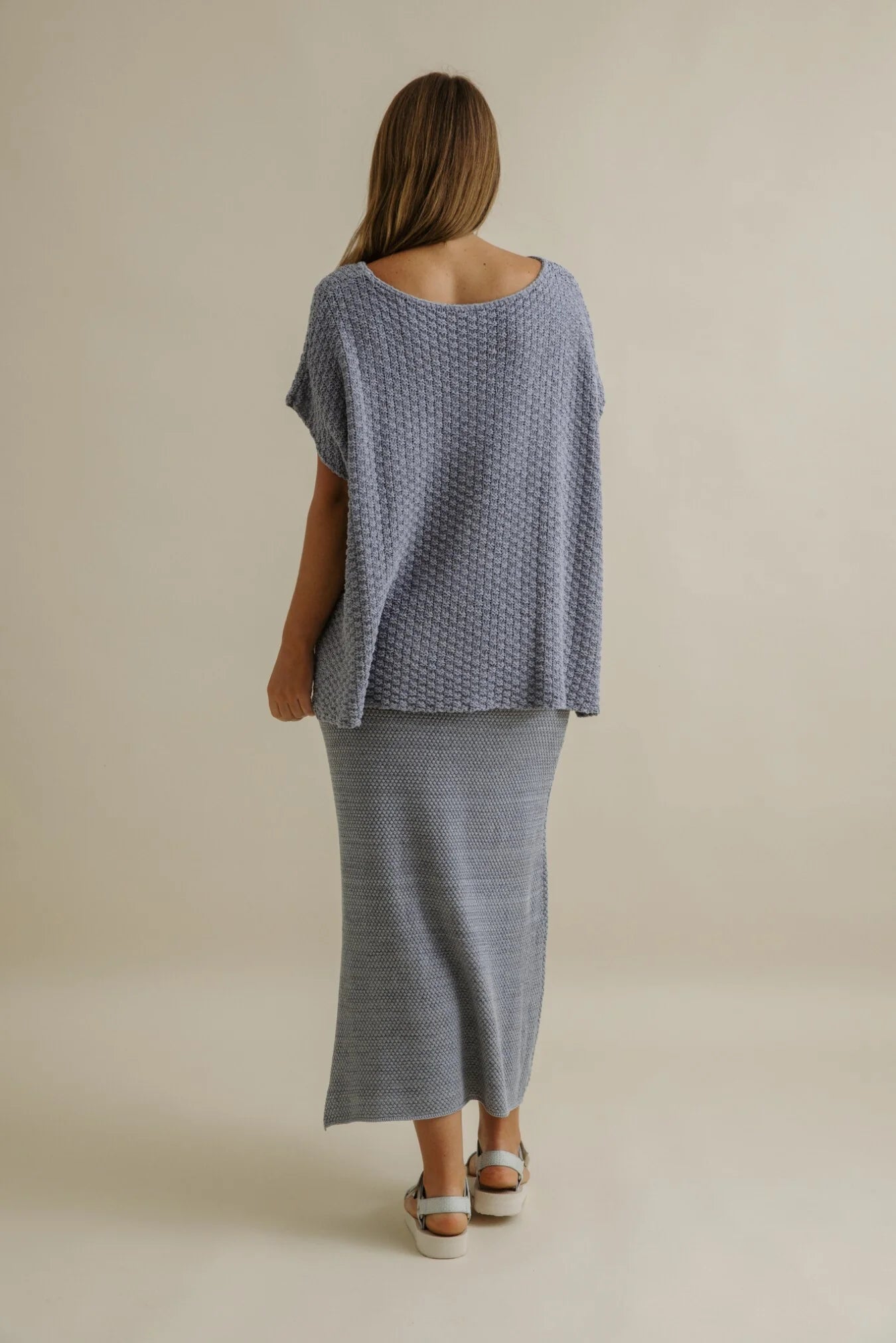 Ladder Shortsleeve Pullover / Chambray