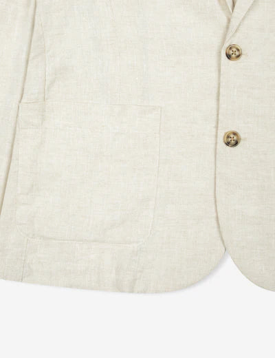 Gatsby Linen Blazer | Natural