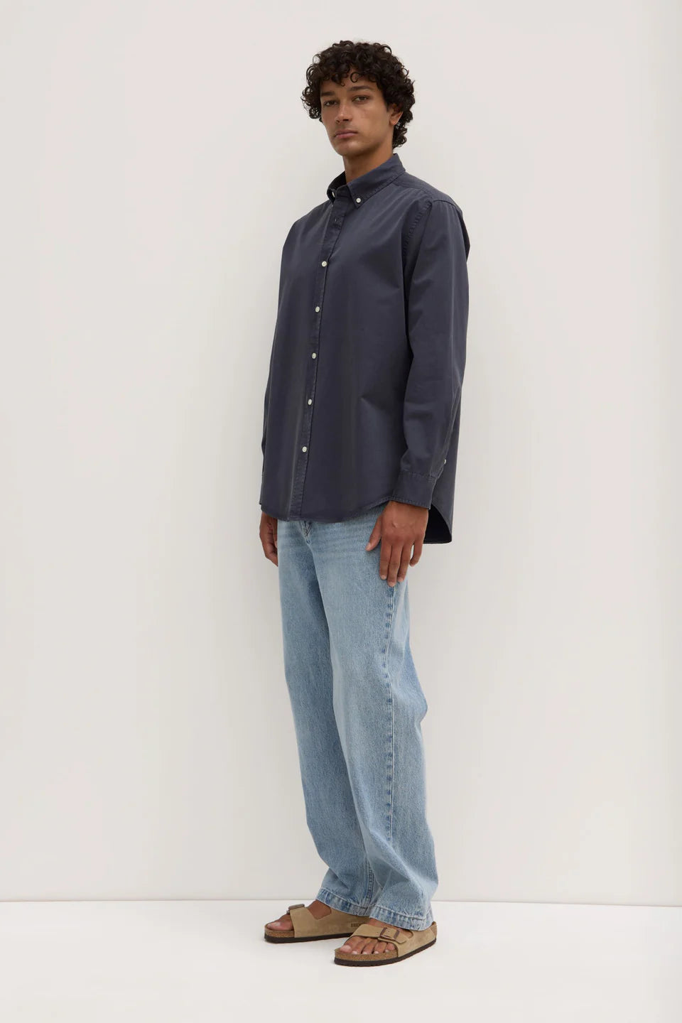 Maclean Long Sleeve Shirt | True Navy