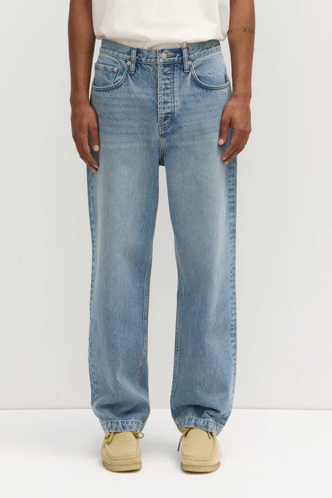 Mens Relaxed Jean | Indigo Fade