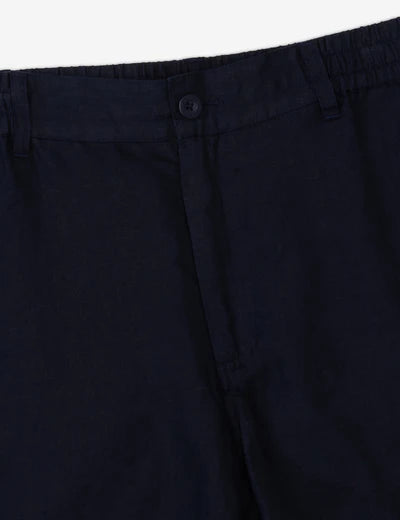 Tanner Linen Shorts | Navy