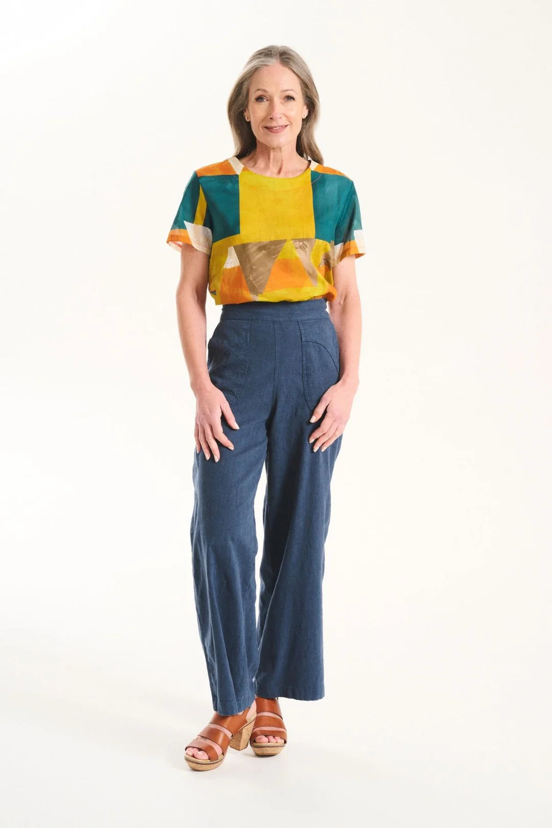 Peggy Lino Pants / Navy