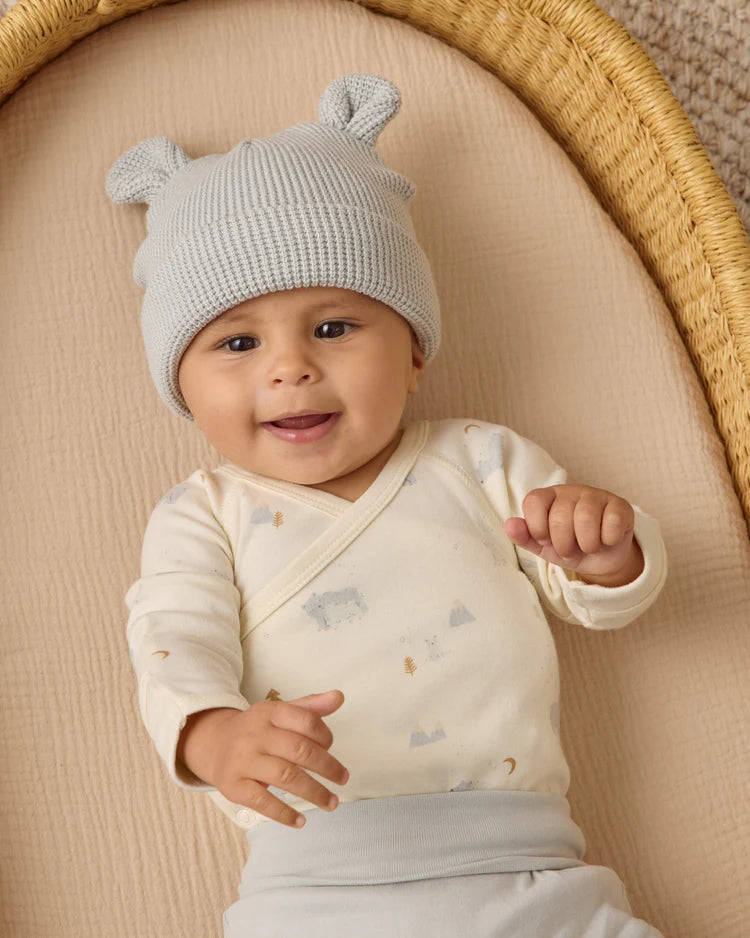 Baby Bear Beanie / Ice Blue