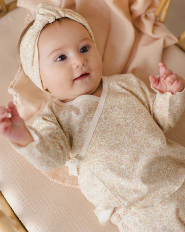 Wrap Top Footed Pant Set | Primrose