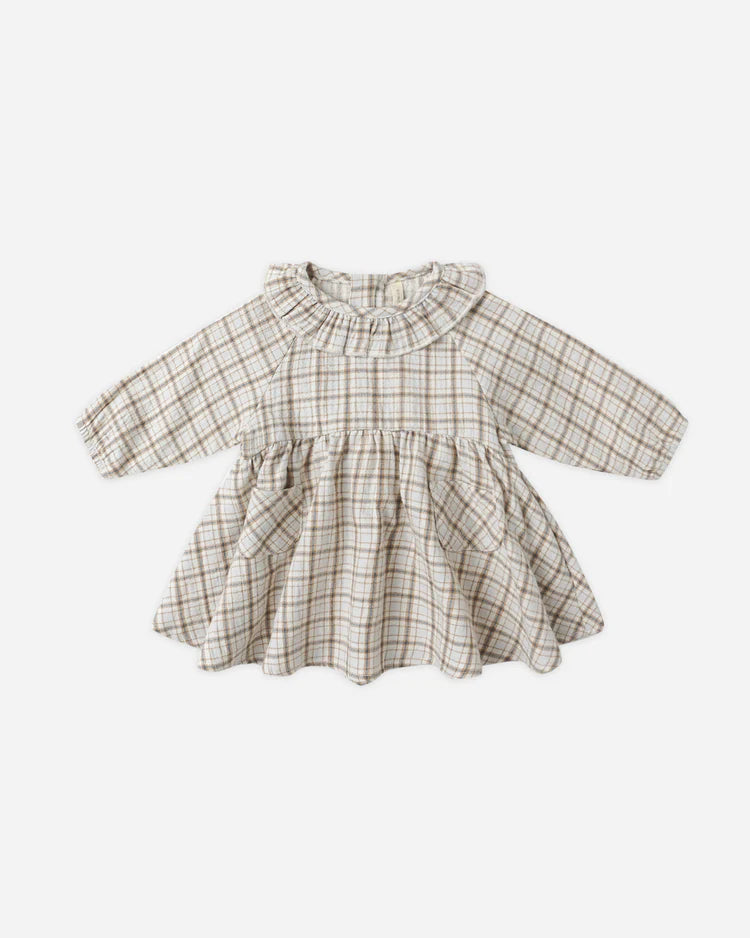 Simone Dress / Blue Plaid