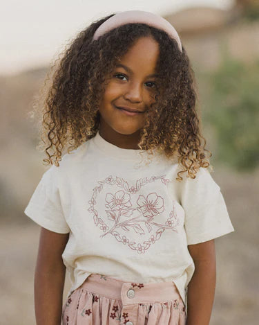 Boxy Tee | Posy Natural