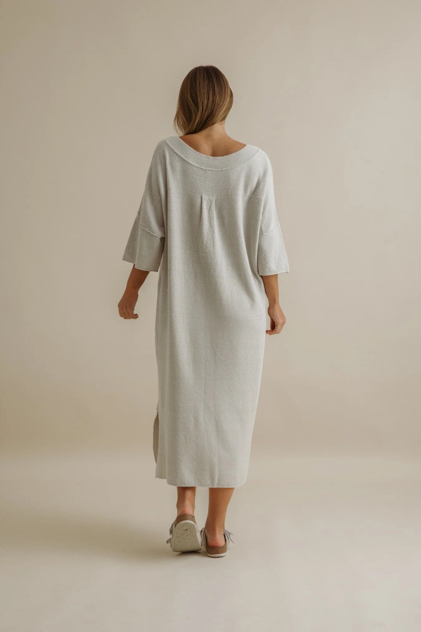 Retreat Cotton Twist / Dress - Silver + Salt