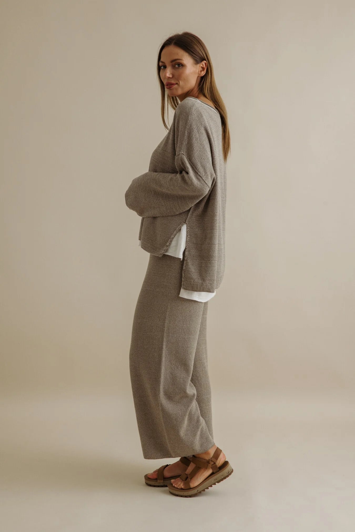 Retreat Cotton Twist / Pullover - Vintage Khaki + Silver