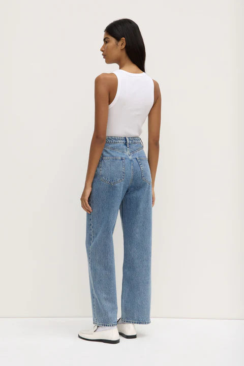 Robyn / Scoop Neck Rib Tank - White