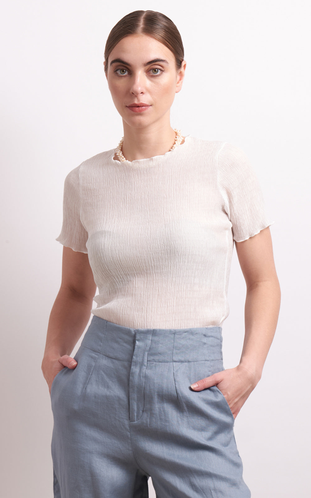 The Crush Top / White