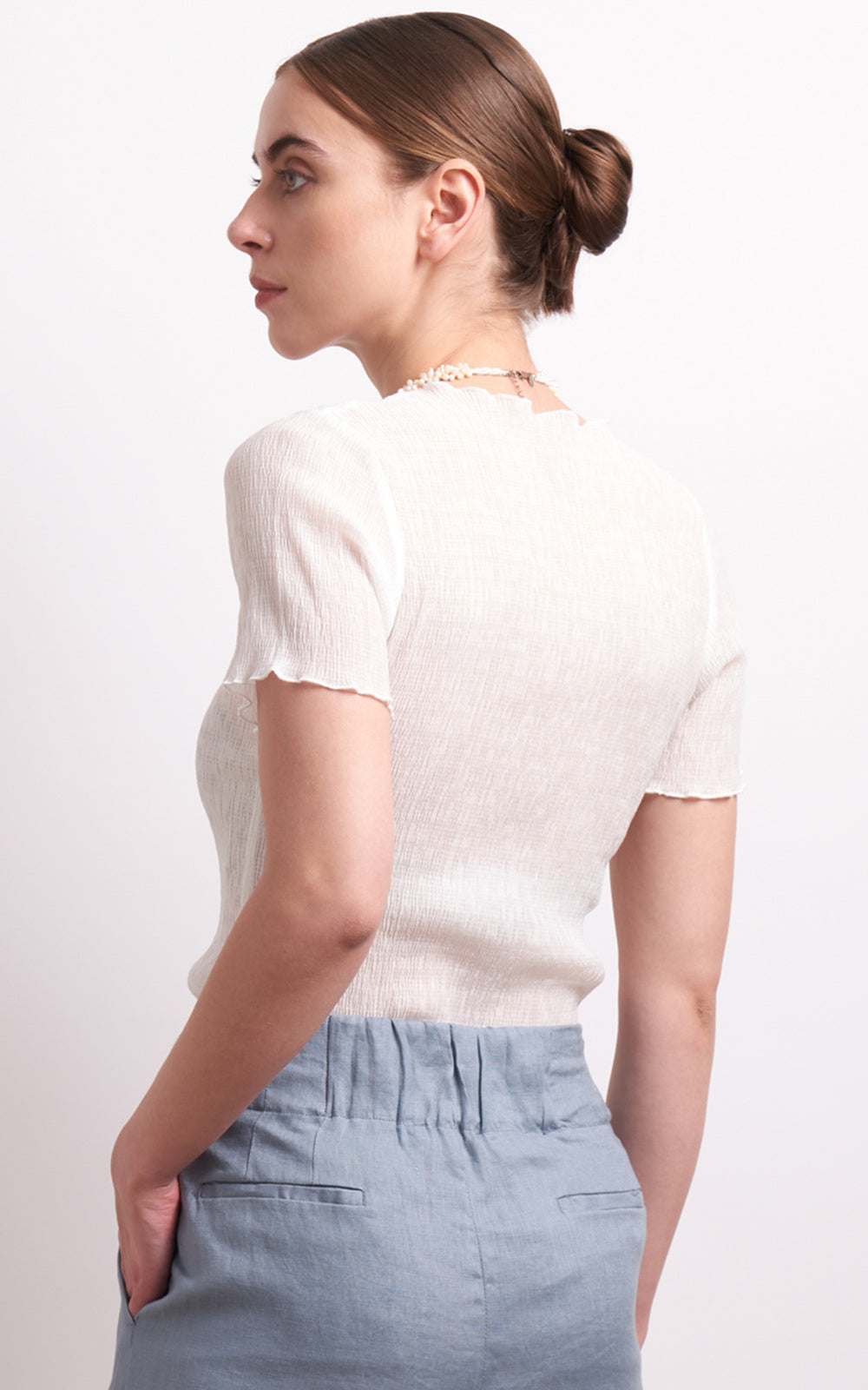 The Crush Top / White