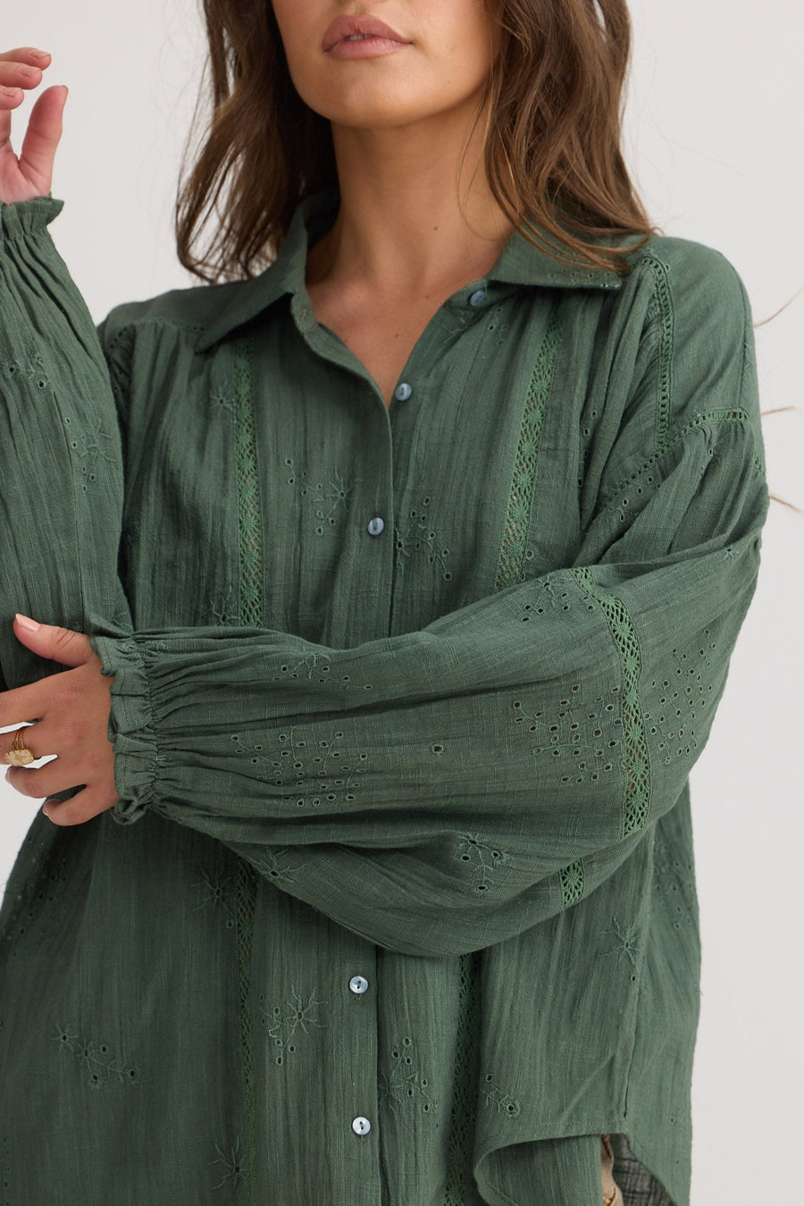 Anastasia Shirt | Olive