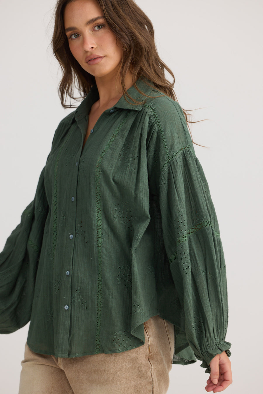 Anastasia Shirt | Olive