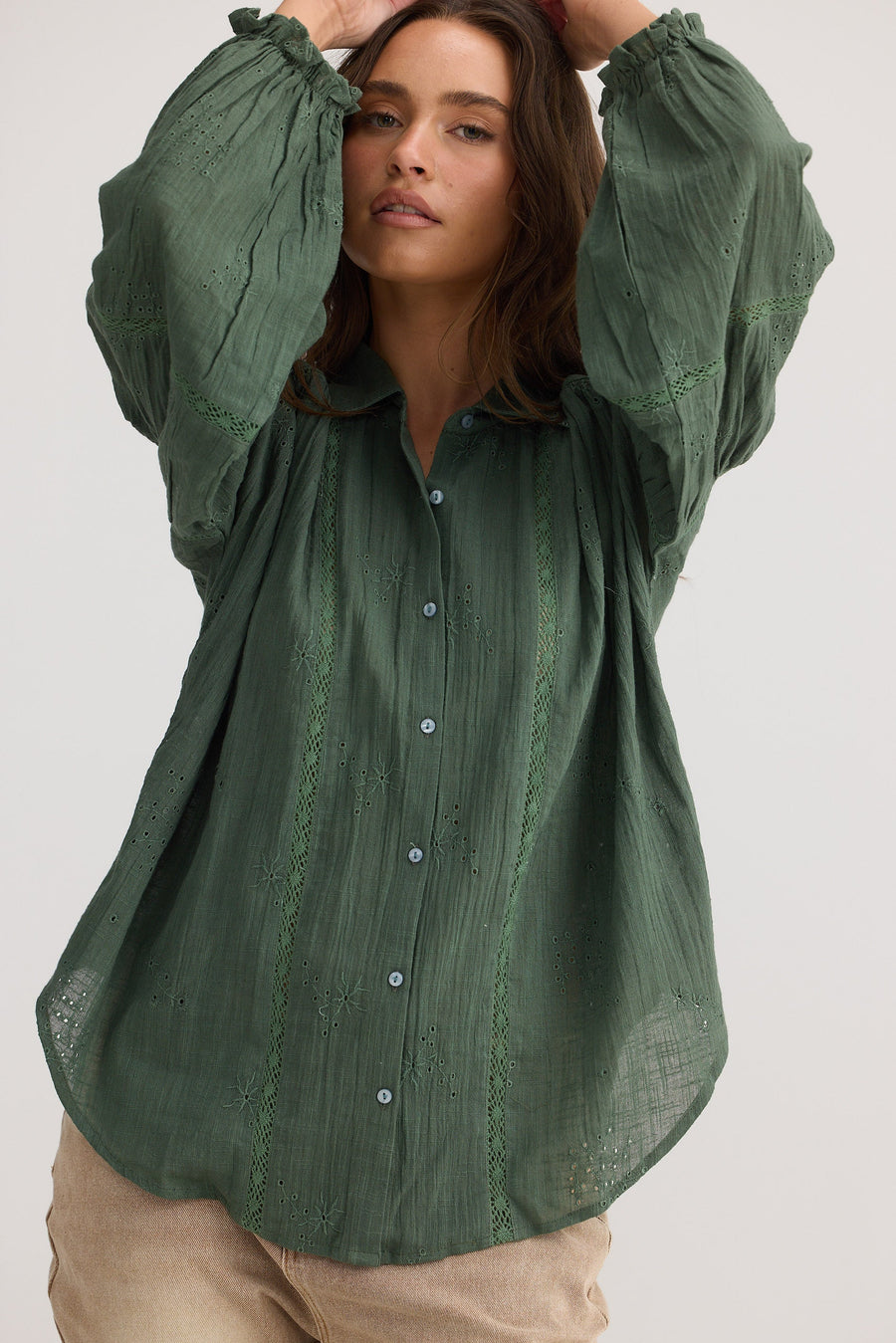 Anastasia Shirt | Olive