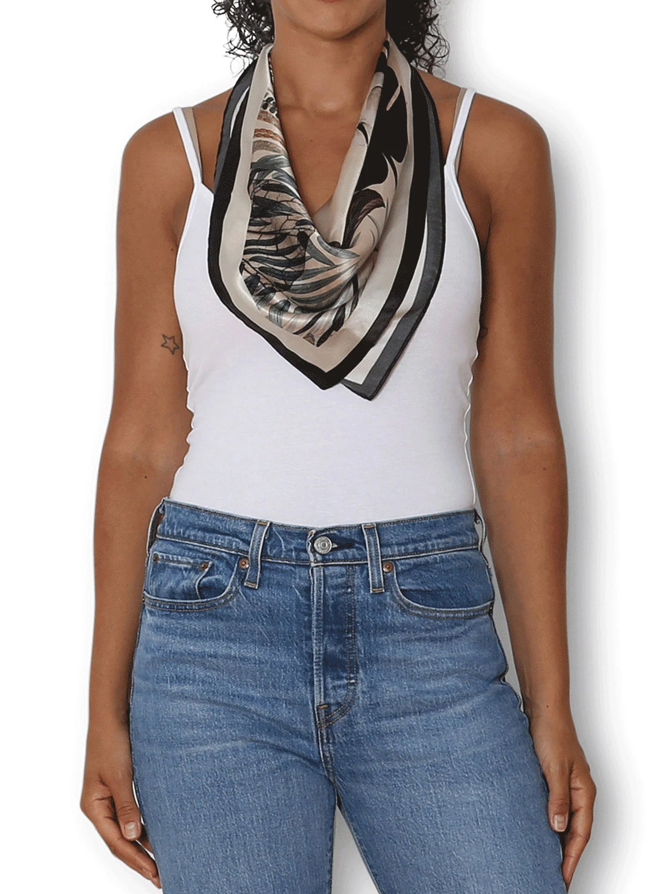 Artist Label Scarf / Silk - Square
